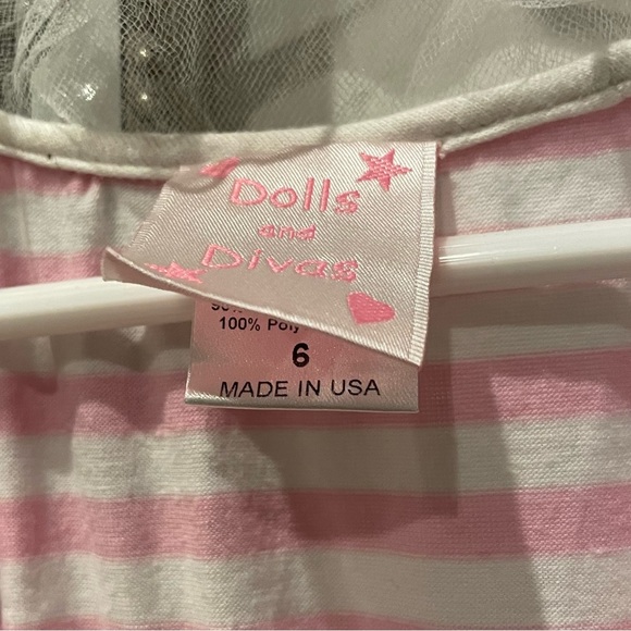 Dolls and Divas Pink Dress size 6 - Picture 3 of 4